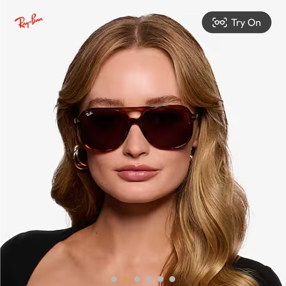 NWT Ray-Ban Bill Aviator polarized sunglasses with case and cloth - Unisex - Picture 3 of 15